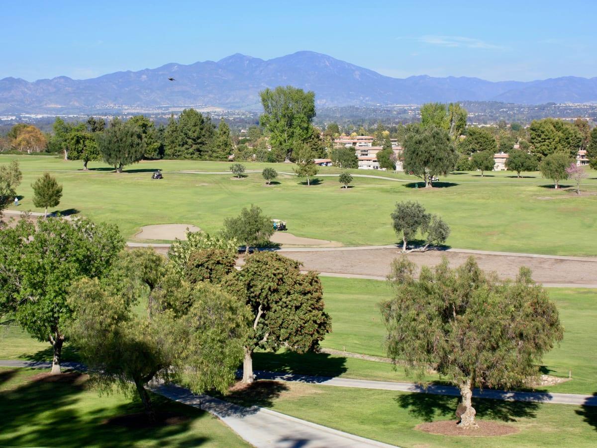 One of the two golf courses at Laguna Woods Village